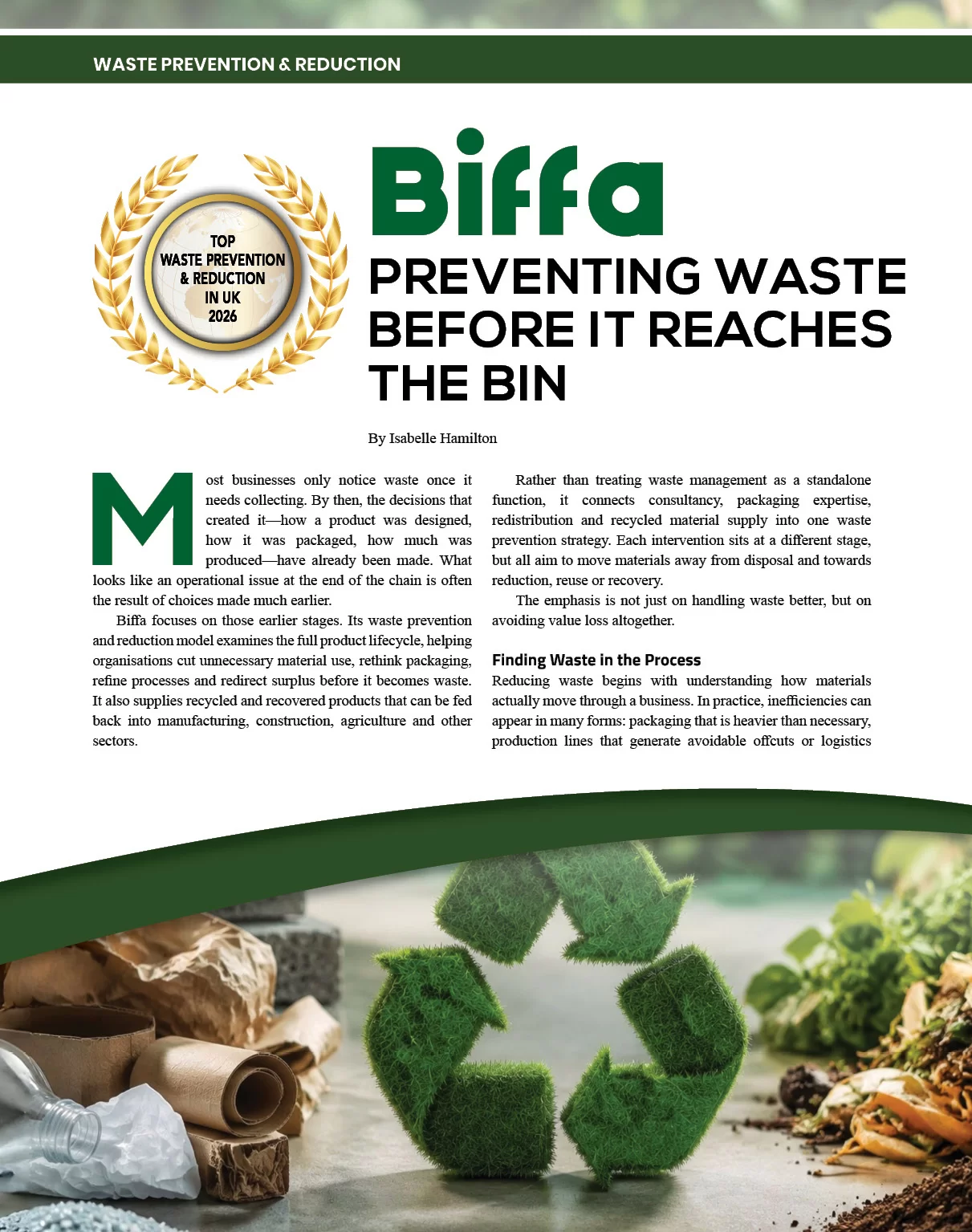  Waste Management Europe | Environmental Business Review